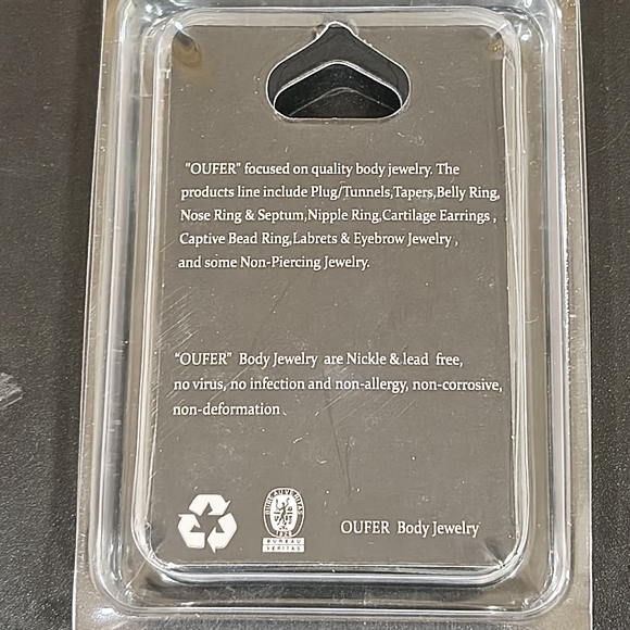 Silver Crystal Body Jewelry - Picture 2 of 2